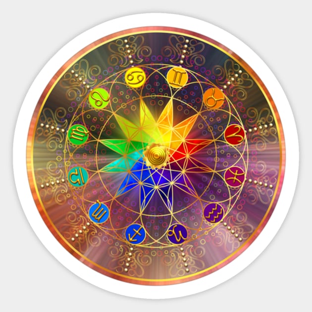 Sacred Astrology Sticker by designsbycreation